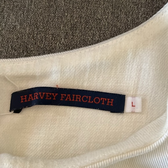 Harvey Faircloth White Distressed Top - Picture 3 of 13